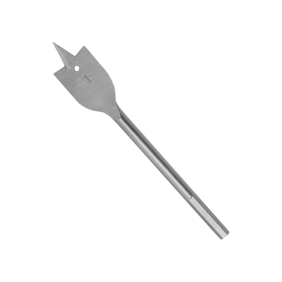 Broca chata para madeira 1" Tradestar, ideal para perfurações precisas em projetos de marcenaria e uso doméstico. Ferramenta de alta qualidade para furadeira, garantindo furos limpos e eficientes.