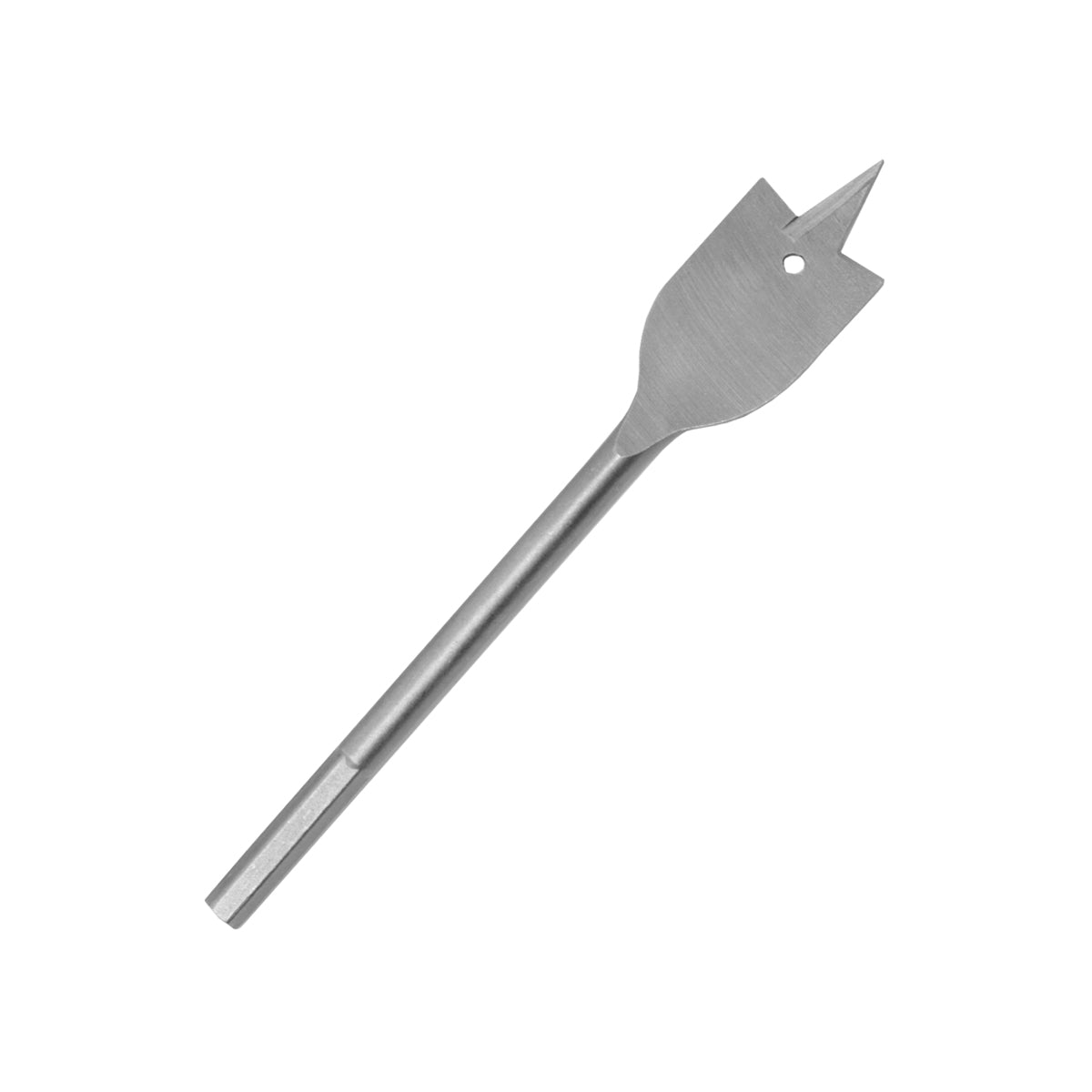 Broca chata para madeira 1" Tradestar, ideal para furadeira, proporcionando perfurações precisas em projetos de marcenaria e uso doméstico. Ferramenta de alta qualidade para furos limpos e eficientes.