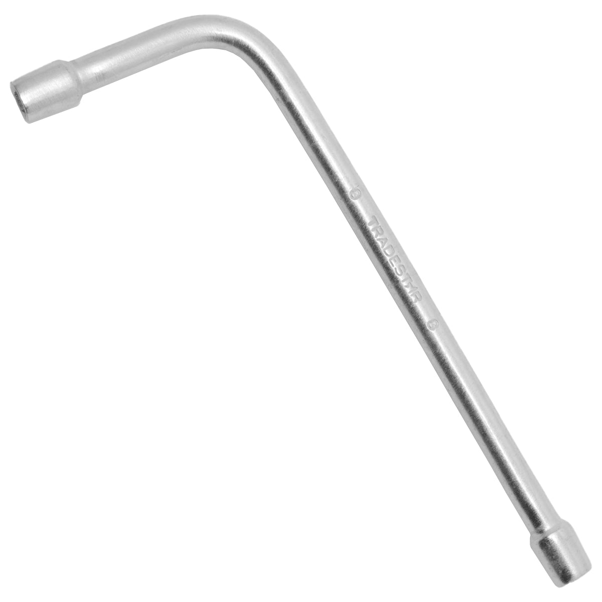 Chave Biela em L 8mm para trabalhos mecânicos e automotivos. Ferramenta em aço carbono galvanizado, ideal para apertar e soltar parafusos e porcas em locais de difícil acesso. Chave tipo "L" cromada, resistente à corrosão, perfeita para reparos automotivos, mecânica industrial e montagem de estruturas.
