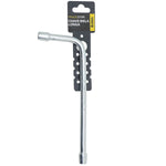 Chave Biela em L 8mm para trabalhos mecânicos e automotivos. Ferramenta em aço carbono galvanizado, ideal para apertar e soltar parafusos e porcas em locais de difícil acesso. Chave longa, resistente e durável, perfeita para reparos automotivos, mecânica industrial e montagem de estruturas.