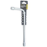 Chave Biela em L 10mm Trade Star para trabalhos mecânicos e automotivos. Ferramenta em aço carbono galvanizado, ideal para apertar e soltar parafusos e porcas em locais de difícil acesso. Chave longa, resistente e durável, perfeita para reparos automotivos, manutenção de máquinas e montagem de estruturas.