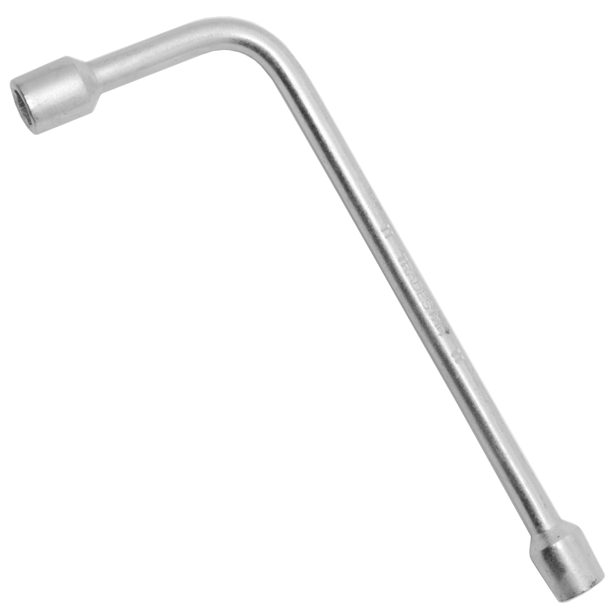 Chave Biela em L 11mm para trabalhos mecânicos e automotivos. Ferramenta em aço carbono galvanizado, formato em L para acesso a áreas difíceis. Ideal para apertar e soltar parafusos e porcas em reparos automotivos e mecânicos.