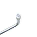 Chave Biela em L 12mm para trabalhos mecânicos e automotivos. Ferramenta em aço carbono galvanizado, formato em L para acesso a áreas restritas. Ideal para apertar e soltar parafusos e porcas em reparos automotivos, manutenção mecânica e montagem de estruturas.