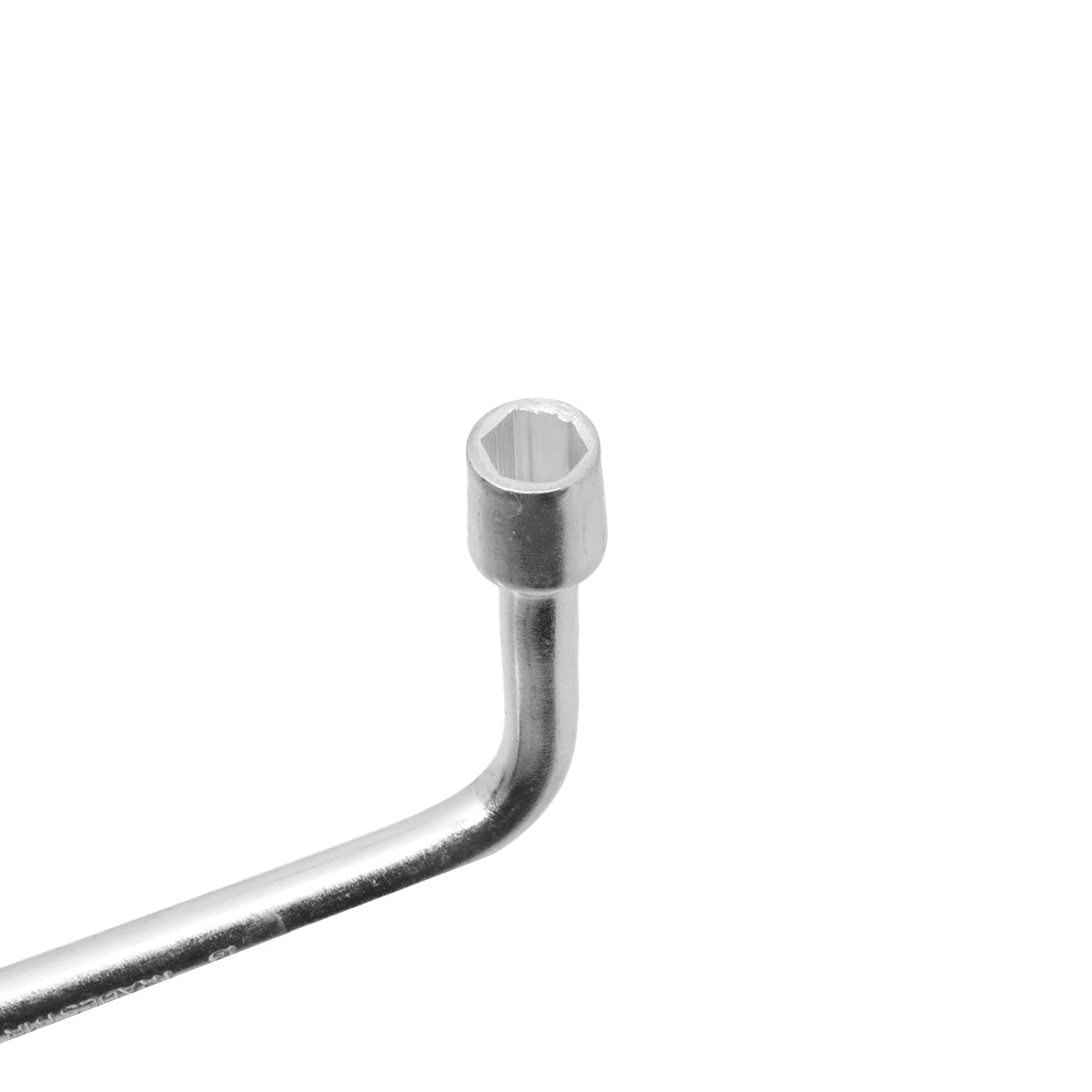 Chave Biela em L 13mm para trabalhos mecânicos e automotivos. Ferramenta em aço carbono galvanizado, formato em L para acesso a áreas difíceis. Ideal para apertar e soltar parafusos e porcas em reparos automotivos e mecânicos.