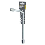 Chave Biela em L 13mm Longa para trabalhos mecânicos e automotivos. Ferramenta em aço carbono galvanizado, ideal para apertar e soltar parafusos e porcas em locais de difícil acesso. Perfeita para reparos automotivos, manutenção de máquinas e montagem de estruturas.