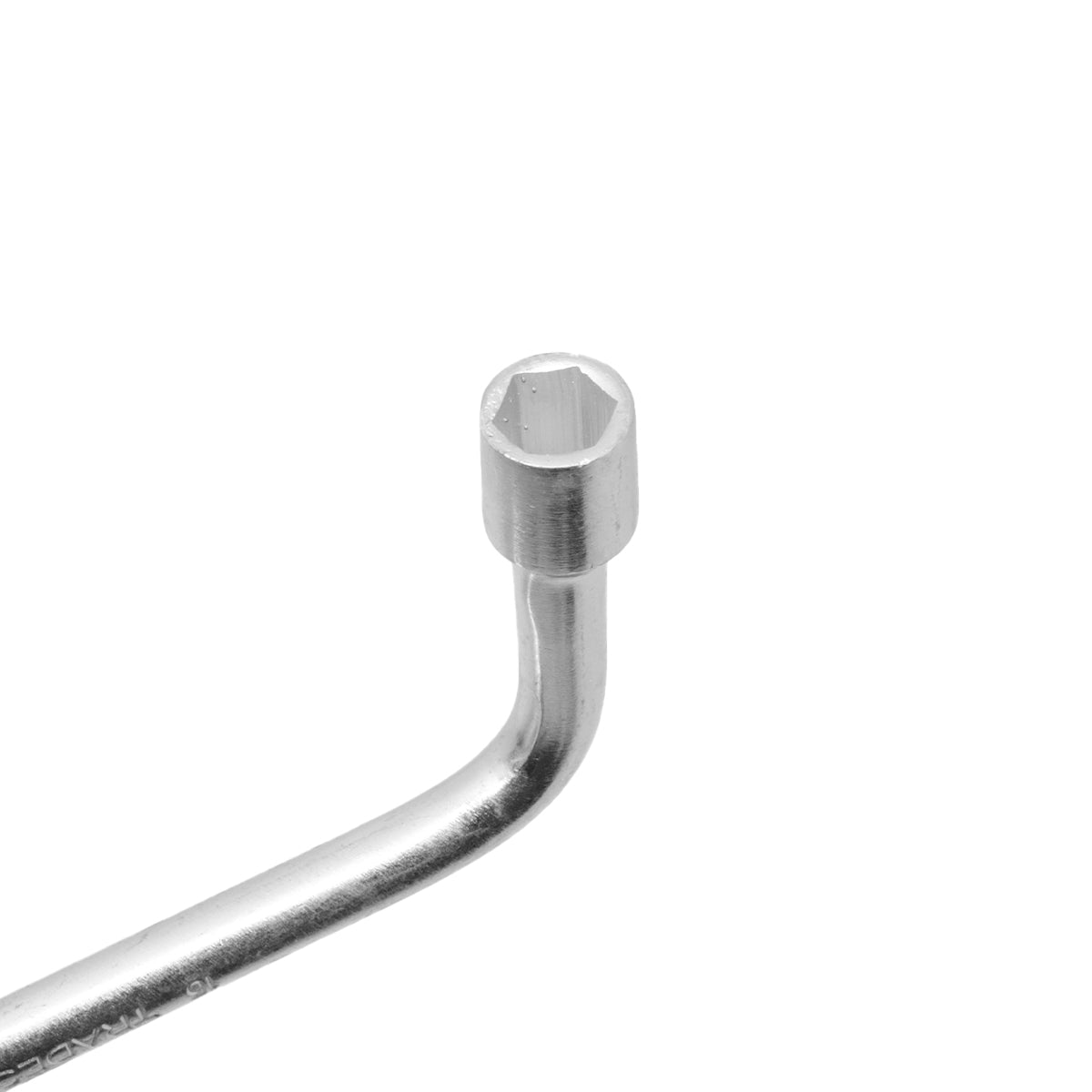 Chave Biela em L 15mm para trabalhos mecânicos e automotivos. Ferramenta em aço carbono galvanizado, formato em L para acesso a áreas difíceis. Ideal para apertar e soltar parafusos e porcas em reparos automotivos e mecânicos.