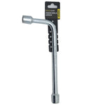Chave Biela em L 15mm para trabalhos mecânicos e automotivos. Ferramenta em aço carbono galvanizado, ideal para apertar e soltar parafusos e porcas em locais de difícil acesso. Perfeita para reparos automotivos, manutenção mecânica e montagem de estruturas. Design em formato 'L' e acabamento cromado. Marca TradeStar.