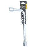 Chave Biela em L 17mm Longa para trabalhos mecânicos e automotivos. Ferramenta em aço carbono galvanizado, ideal para apertar e soltar parafusos e porcas em locais de difícil acesso. Perfeita para reparos automotivos, manutenção de máquinas e montagem de estruturas. Chave de alta durabilidade e resistência, com acabamento cromado.