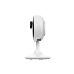 Câmera Inteligente EZVIZ C1C-B FHD 1080p com alarme, câmera de segurança residencial compacta e branca, ideal para monitoramento de ambientes internos, com visão noturna e detecção de movimento.