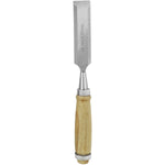 Formão Tradestar 1 Polegada (25mm) para entalhe e escultura em madeira. Ferramenta de aço de alta qualidade com cabo ergonômico, ideal para marcenaria e projetos DIY.