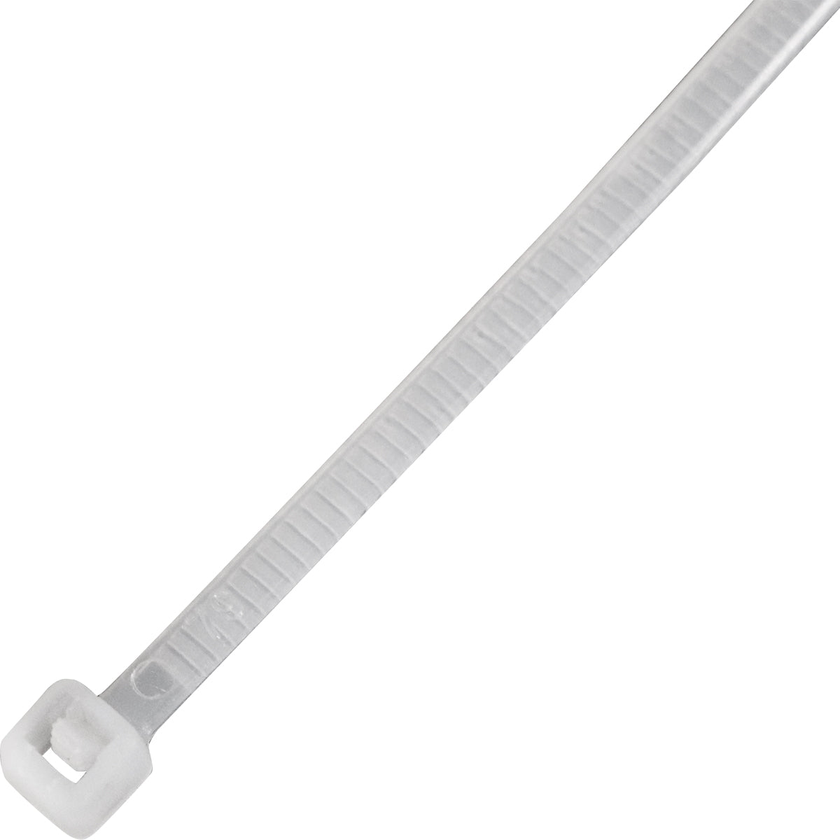 Abraçadeira de nylon preta Tradestar 2,5x100mm, pacote com 100 unidades, ideal para organizar e fixar cabos e fios em eletrônica, construção civil e automotivo. Solução prática e durável para organização.