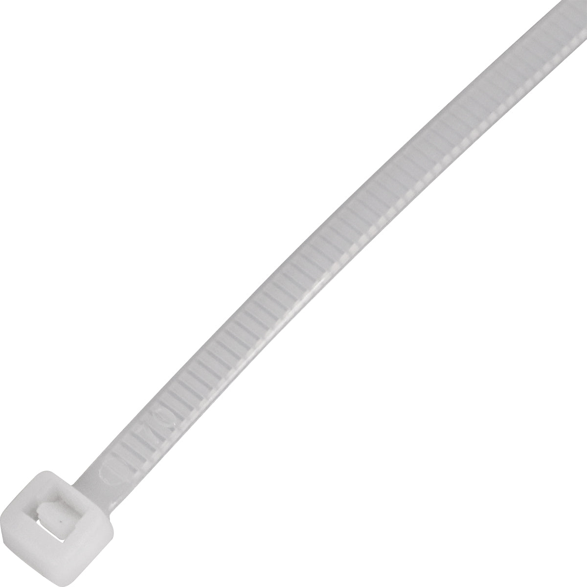 Abraçadeira de nylon preta Tradestar 3,6x150mm, pacote com 100 unidades, ideal para organizar e fixar cabos e fios em eletrônica, construção civil e automotivo.