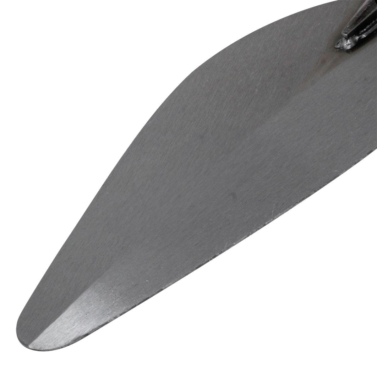 Colher de Pedreiro 8 Polegadas Canto Redondo Tradestar em aço carbono com cabo de madeira. Ferramenta ideal para construção civil, assentamento de tijolos, argamassa e acabamentos. Produto original com nota fiscal.