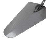 Colher de Pedreiro 6" Canto Vivo Canto Reto Tradestar - Ferramenta de aço carbono para construção civil, ideal para assentamento de tijolos, aplicação de argamassa e reboco. Cabo ergonômico para conforto e precisão em obras e reformas.