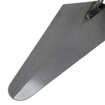 Colher de Pedreiro 8" Canto Reto Tradestar em aço carbono, ideal para construção civil, assentamento de tijolos, aplicação de argamassa e reboco. Ferramenta com cabo de madeira ergonômico e canto reto para acabamentos precisos.
