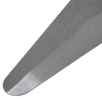 Colher de Pedreiro 9" Canto Vivo Canto Reto Tradestar - Ferramenta de aço carbono para construção civil, ideal para assentamento de tijolos, aplicação de argamassa e reboco. Cabo de madeira ergonômico para conforto e precisão em obras e reformas.