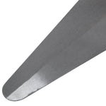 Colher de Pedreiro 10" Canto Vivo Canto Reto Tradestar em aço, ideal para construção civil, assentamento de tijolos, aplicação de argamassa e reboco. Ferramenta de aço carbono resistente com cabo de madeira ergonômico para uso profissional e doméstico.