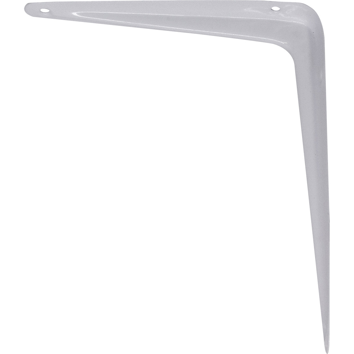 Suporte Prateleira Cantoneira Braço Parede 5x6 Tradestar branco, em aço carbono com pintura eletrostática. Ideal para fixação de prateleiras em cozinhas, escritórios e outros ambientes. Cantoneira em formato de L, resistente e durável.