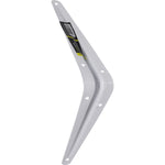 Suporte Prateleira Cantoneira Braço Parede 5x6 Tradestar branco, em aço carbono, ideal para fixação de prateleiras em ambientes residenciais e comerciais. Cantoneira em formato de L, com pintura eletrostática, oferece suporte firme e durabilidade.