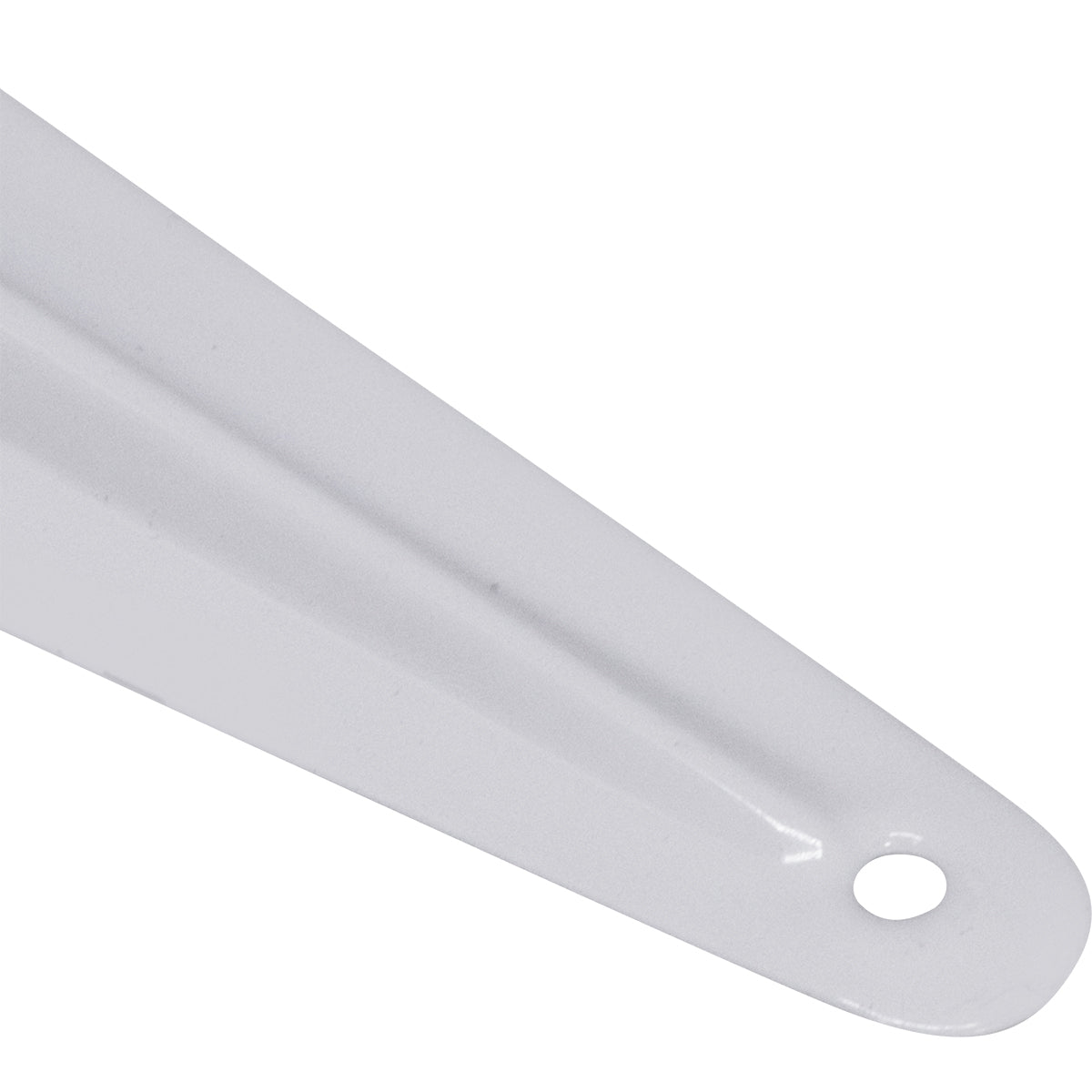Suporte Prateleira Cantoneira Braço Parede 6x8 Tradestar branco, em aço carbono com pintura eletrostática. Ideal para fixação de prateleiras em cozinhas, salas, escritórios e garagens. Cantoneira em formato de L, resistente e durável.