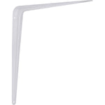 Suporte Prateleira Cantoneira Braço Parede 10x12 Tradestar branco em aço, ideal para fixação de prateleiras em ambientes domésticos e comerciais. Cantoneira em formato de L, resistente e durável para suporte de livros, objetos decorativos e utensílios.