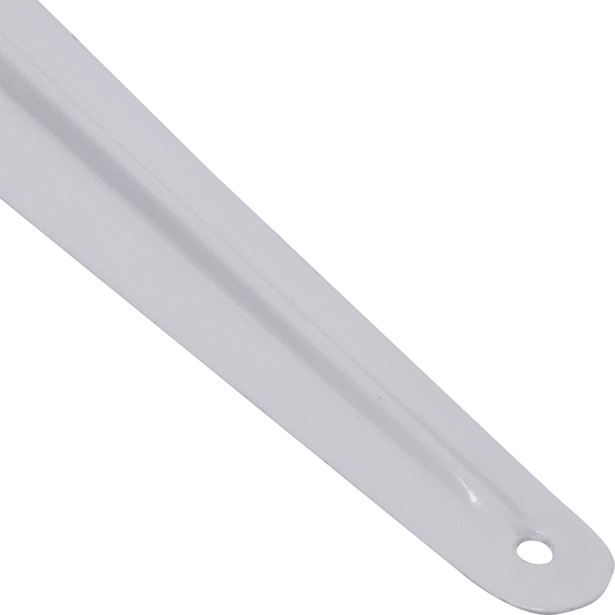Suporte Prateleira Cantoneira Braço Parede 10x12 Tradestar branco, em aço, ideal para fixação de prateleiras em ambientes domésticos e comerciais. Cantoneira em formato de L, com pintura eletrostática, para suporte de livros, objetos decorativos e utensílios.
