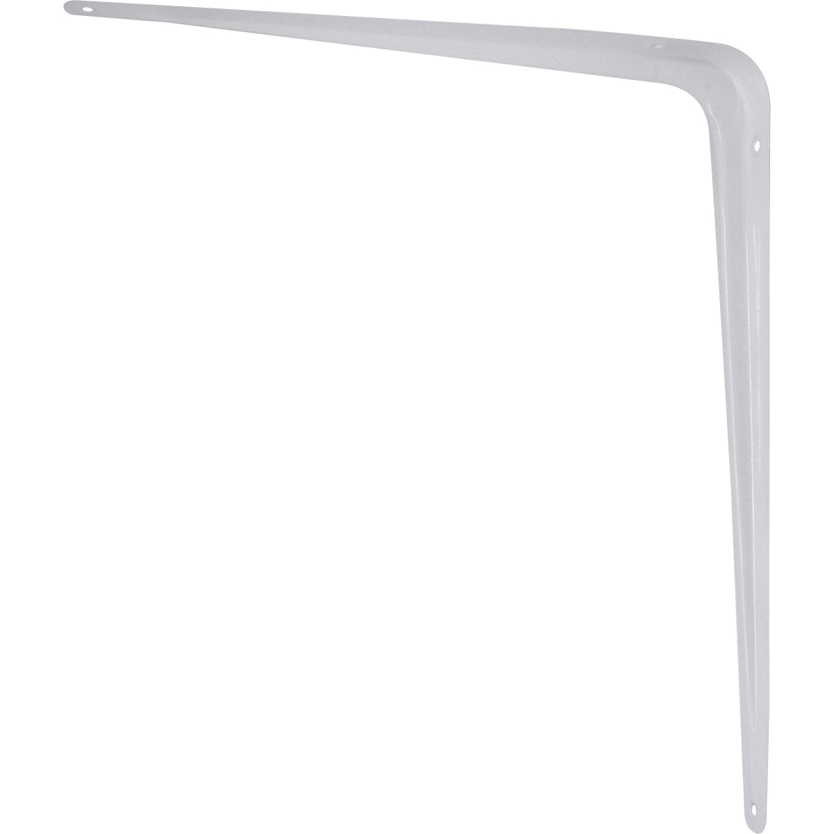 Suporte Prateleira Cantoneira Braço Parede 10x12 Tradestar branco, em aço, ideal para fixação de prateleiras em ambientes domésticos e comerciais. Cantoneira em formato de L, resistente e durável para suporte de livros, objetos decorativos e utensílios.