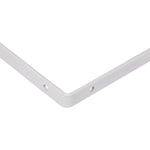 Suporte Braço Parede Mão Francesa Branca 50x30mm Tradestar - Suporte em formato 'L' branco para prateleiras, ideal para fixação em paredes, oferecendo suporte robusto e design discreto para organização e decoração de ambientes.