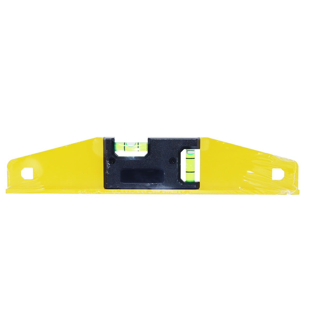 Nível de mão 2 bolhas de alumínio com base magnética de 30cm (12 polegadas) Tradestar, ideal para construção, instalação, eletricistas, mecânicos e decoradores. Ferramenta precisa para nivelamento horizontal e vertical, com design ergonômico e imã para fixação em superfícies metálicas.