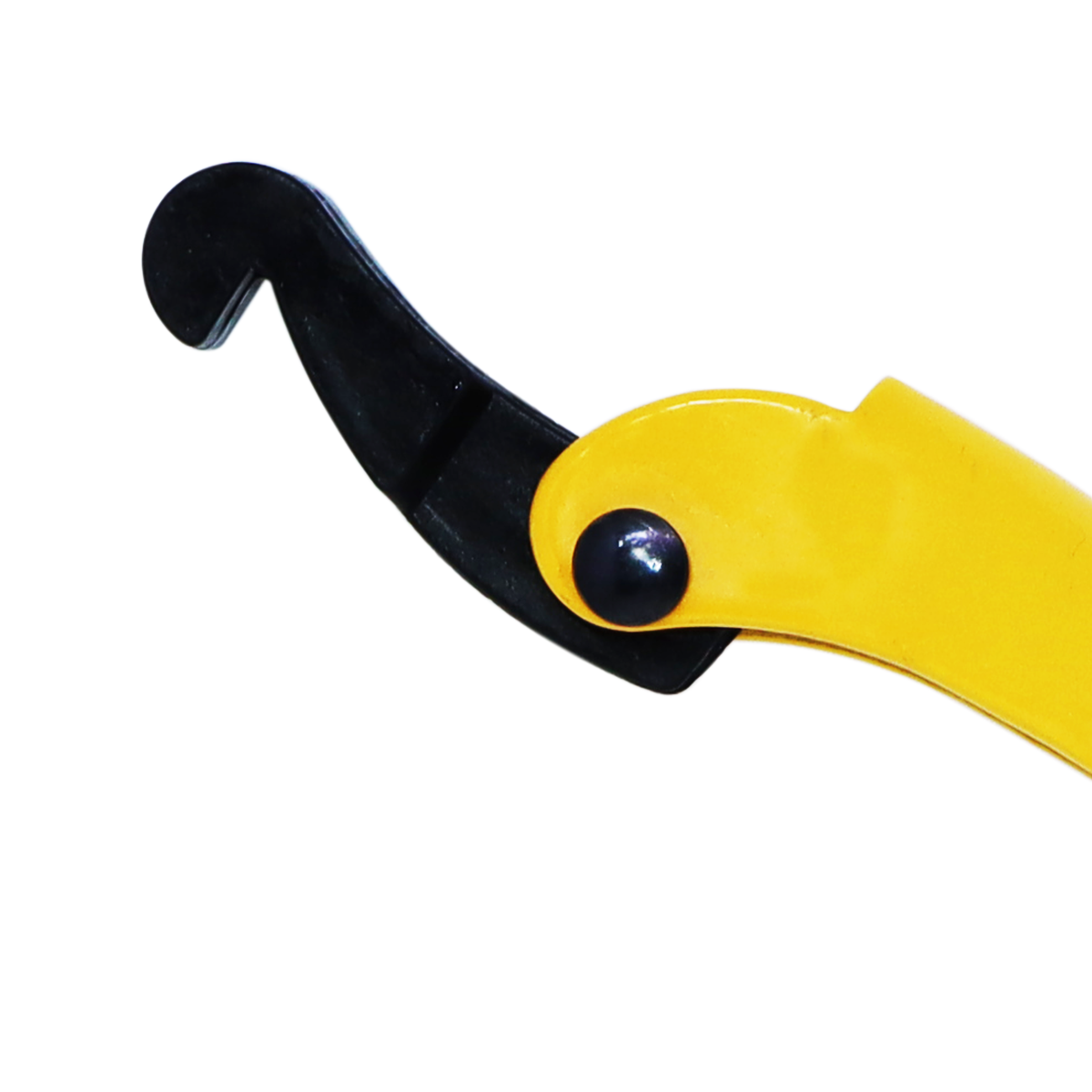 Tesoura de Poda Jardim Árvores Pequenas 8" C/ Mola Tradestar - Tesoura de aço carbono amarela e preta para jardinagem, ideal para podar árvores pequenas e plantas, com corte preciso e fácil manuseio.
