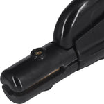 Porta Suporte Garra Eletrodo Pro 500A Tradestar para solda, preto, detalhe da garra e conexão para eletrodo, ideal para soldagem industrial e uso profissional.