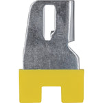 Alicate Nivelador Tradestar para Assentamento de Piso Porcelanato, Azulejo e Cerâmica. Ferramenta manual em aço carbono com cabo em plástico amarelo, ideal para nivelar e fixar espaçadores e cunhas, garantindo um acabamento perfeito em projetos de construção e reforma.
