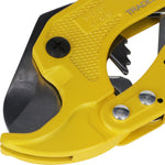 Cortador de Tubos de PVC Até 42MM Lâmina Aço Tradestar - Ferramenta manual amarela para corte preciso de tubos de PVC em instalações hidráulicas, sanitárias e elétricas. Ideal para cortes limpos e sem rebarbas.