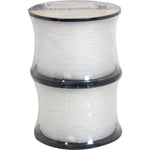 Linha para Pedreiro Nylon Trançada 0,8mm x 100m Branca Tradestar - Kit com 2 rolos, ideal para marcação e alinhamento em obras de construção civil. Resistente e durável, perfeita para uso em alvenaria, nivelamento e prumo.