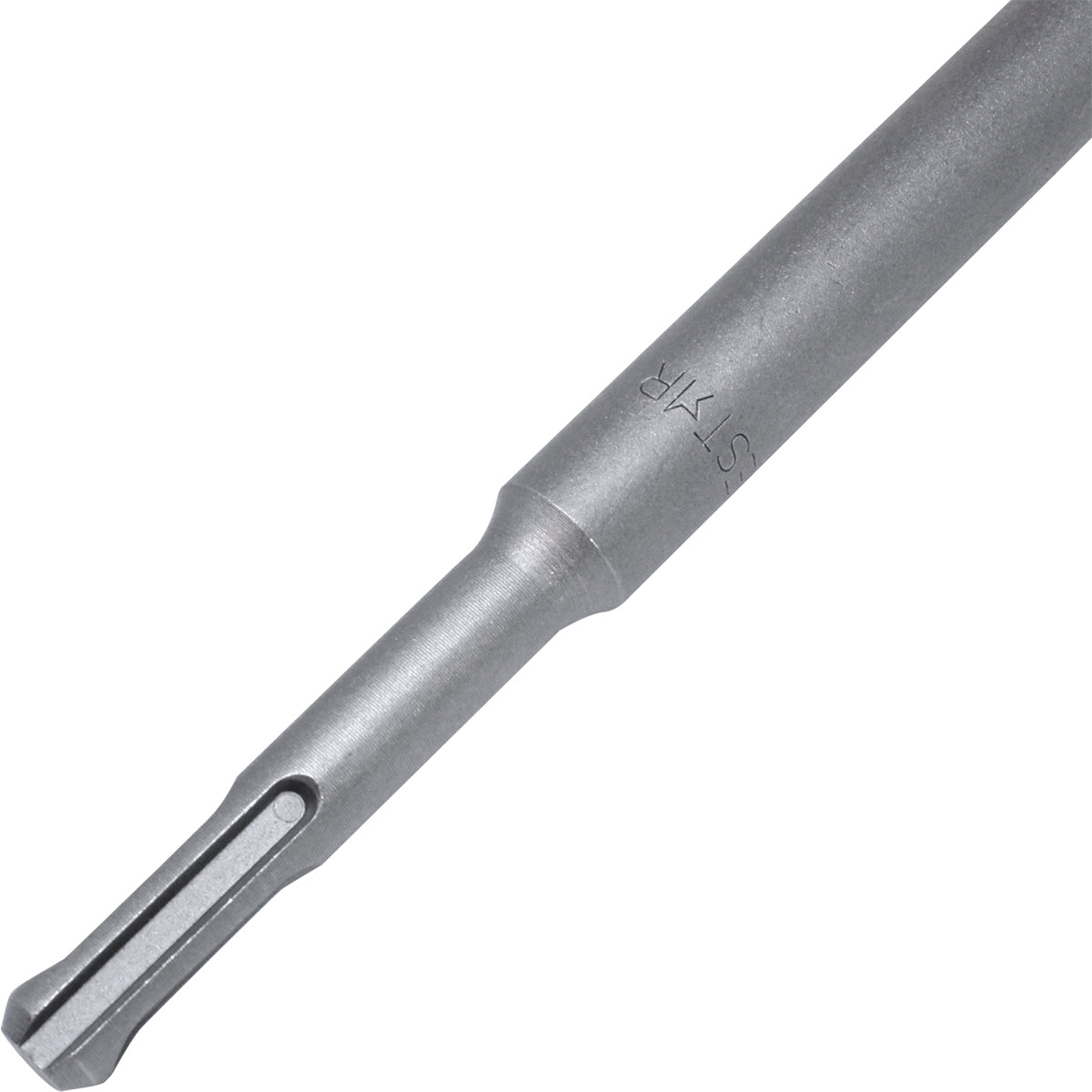 Ponteiro SDS Plus 14x250mm Tradestar para martelete, ideal para perfuração em concreto, alvenaria e pedras. Ferramenta de aço resistente para uso em construção civil e reparos estruturais.