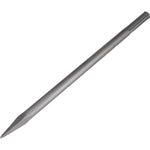 Ponteiro SDS Max 18x400mm Tradestar para martelete, ideal para perfuração em concreto, pedras e tijolos. Fabricado em aço resistente, para uso em construção civil e demolições. Ferramenta para martelete com encaixe SDS Max.