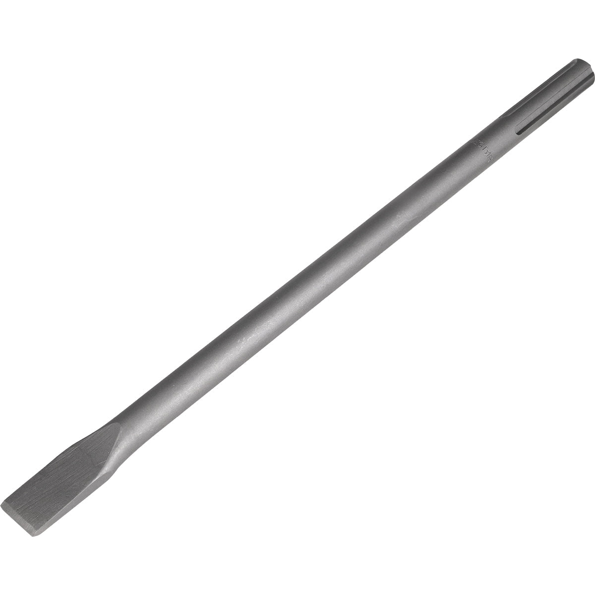 Talhadeira SDS Max CRV Tradestar 18x400x25mm para martelete, ideal para demolição em aço CRV. Ferramenta resistente para concreto, alvenaria e pedras. Encaixe SDS Max.
