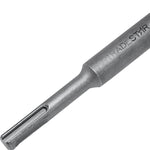 Talhadeira SDS Curva CRV Tradestar para martelete, 16x265x40mm, ideal para demolição de concreto e alvenaria. Ferramenta de aço CRV resistente, com encaixe SDS Plus e ponta curva para trabalhos precisos em construção e reforma.