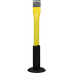 Talhadeira Manual Aço 10"x18MM Tradestar com empunhadura emborrachada amarela e preta, ferramenta para construção civil e reformas. Ideal para abrir dutos, fazer furos, cortar tijolos e demolir alvenaria.