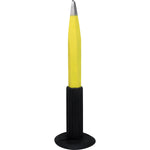 Ponteiro Redondo Aço 8"x18MM Tradestar com empunhadura emborrachada, ferramenta para construção civil e reformas. Ideal para retirar excessos de concreto e cortes em alvenaria. Fabricado em aço carbono resistente e durável.