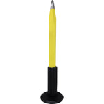 Ponteiro Redondo Aço 10"x18MM Tradestar com empunhadura emborrachada, ferramenta para construção civil e reformas. Ideal para retirar excessos de concreto e cortes em alvenaria. Fabricado em aço carbono resistente com acabamento em tinta eletrostática. Compre com garantia e entrega rápida na JJC Ferramentas.