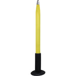 Ponteiro Redondo Aço 12"x18MM Tradestar com empunhadura emborrachada, ideal para construção civil e reformas. Ferramenta de aço carbono resistente para retirar excessos de concreto e cortes em alvenaria. Acabamento com tinta eletrostática, garantia e envio imediato.