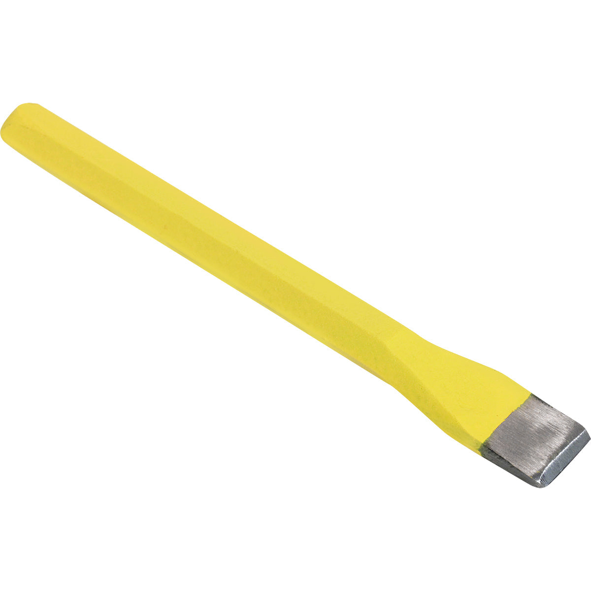 Talhadeira Sextavada Manual em Aço 10"x 19MM Tradestar - Ferramenta para construção civil e reformas, ideal para abrir dutos, fazer furos, cortar tijolos e demolir concreto. Fabricada em aço carbono com acabamento em tinta eletrostática, garantindo resistência e durabilidade.