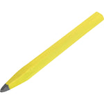 Ponteiro Redondo em Aço Tradestar 8"x 19MM amarelo, ferramenta para construção civil e reformas. Ideal para retirar excessos de concreto e cortes em alvenaria. Fabricado em aço carbono resistente com acabamento em tinta eletrostática.