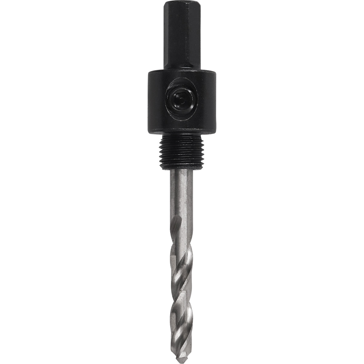 Suporte Adaptador Serra Copo Tradestar com Broca Piloto 3/8" - Ideal para cortes precisos em madeira, metal e plástico. Adaptador para furadeira, haste para serra copo, aço resistente. Ferramenta para marcenaria e construção civil.