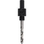 Suporte Adaptador Serra Copo Tradestar com Broca Piloto 3/8" - Ideal para cortes precisos em madeira, metal e plástico. Adaptador para furadeira, haste para serra copo, aço resistente. Ferramenta para marcenaria e construção civil.