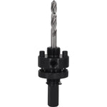 Suporte Adaptador Serra Copo C/Broca Piloto 7/16" Tradestar - Ferramenta para cortes precisos em madeira, metal e plástico. Ideal para marcenaria, construção civil e bricolagem. Haste/suporte para serra copo com broca piloto, compatível com serras copo de 32 a 250 mm. Fabricado em aço de alta resistência.