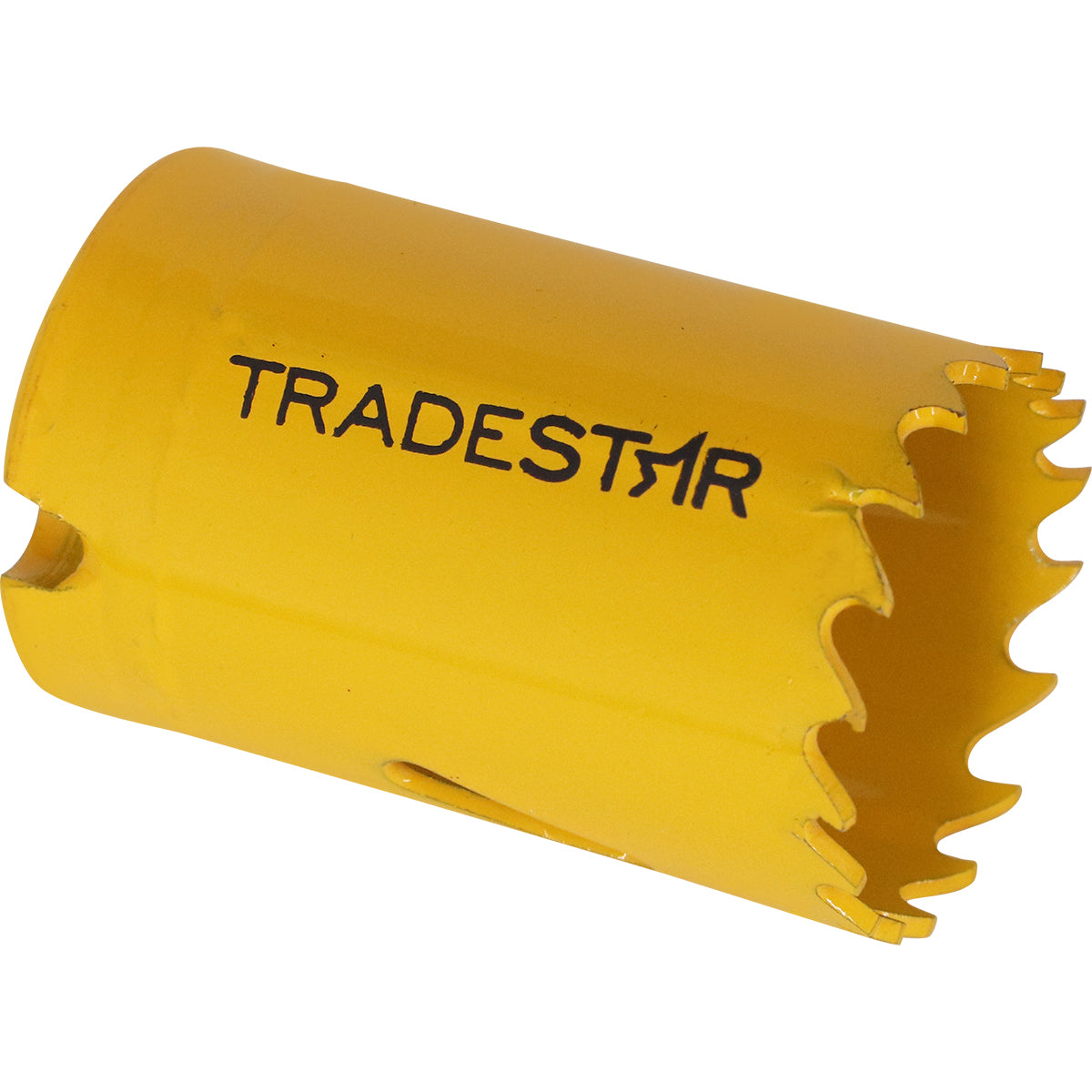 Serra Copo Bimetal Broca 32mm Corte Metal Geral Tradestar - Serra copo amarela para corte em metal, ideal para uso profissional e industrial. Ferramenta Tradestar para cortes precisos em chapas, tubos e materiais metálicos.