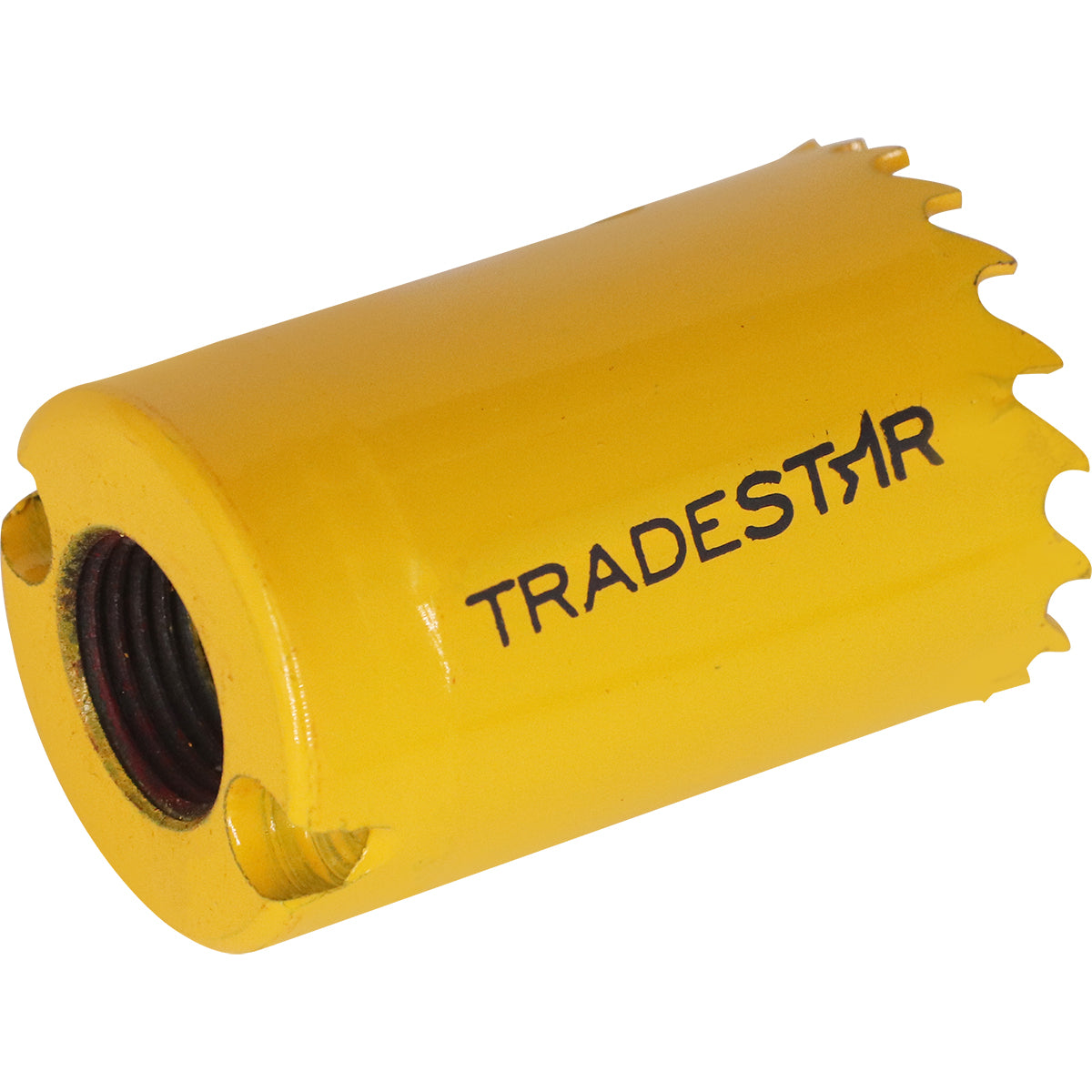 Serra Copo Bimetal Broca 32mm Corte Metal Geral Tradestar. Serra copo amarela para corte preciso em metais, ideal para uso profissional e industrial. Ferramenta Tradestar para construção civil, marcenaria e indústrias.
