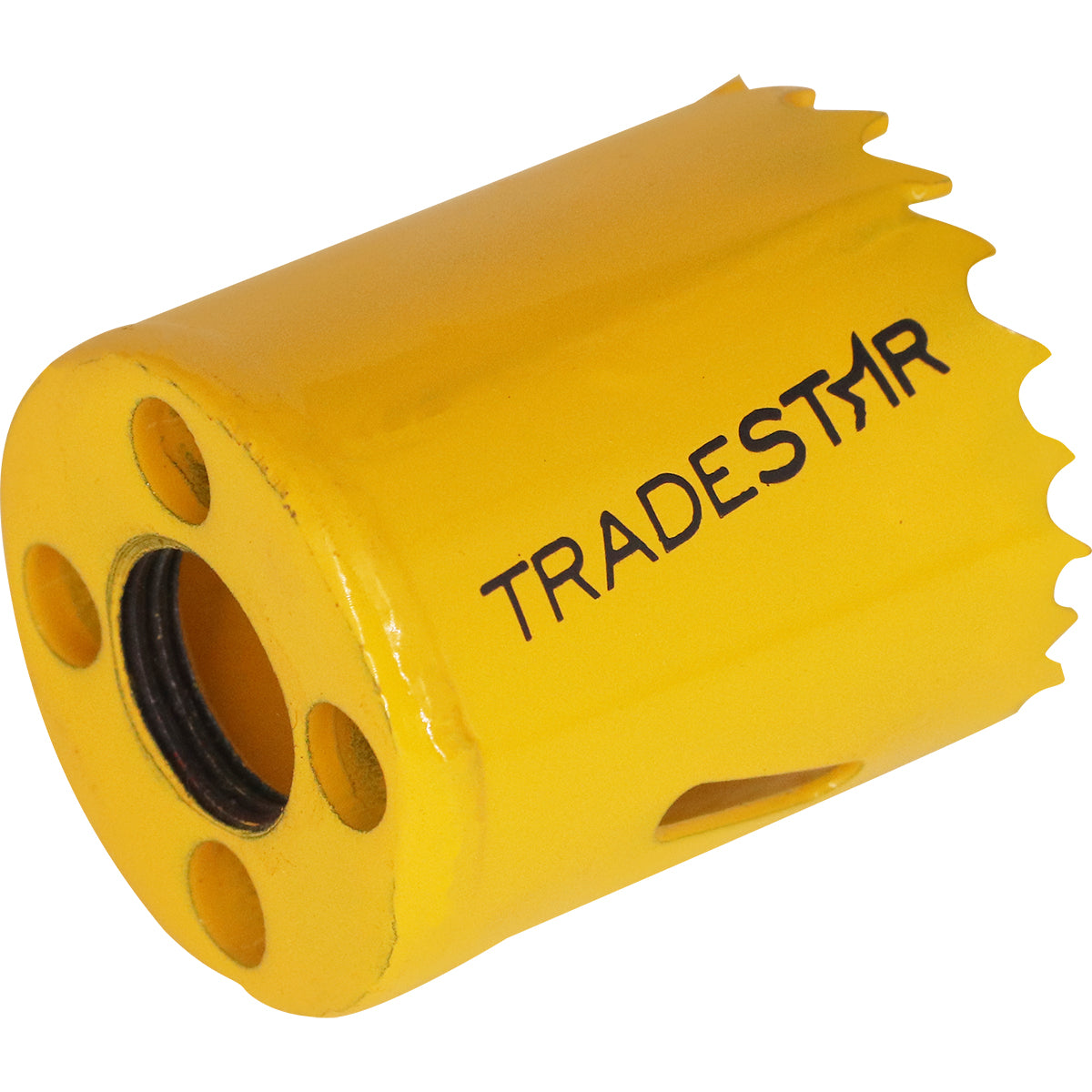 Serra Copo Bimetal Broca 38mm Corte Metal Geral Tradestar - Serra copo amarela para corte em metal, ideal para construção, marcenaria e indústria. Ferramenta Tradestar para cortes precisos e rápidos em chapas e tubos metálicos.